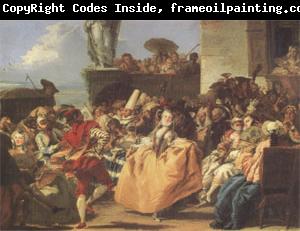 Giovanni Battista Tiepolo Carnival Scene or the Minuet (mk05)